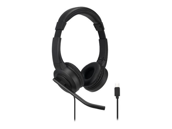 Kensington H1000 - Hodesett - on-ear - kablet - USB-C - svart