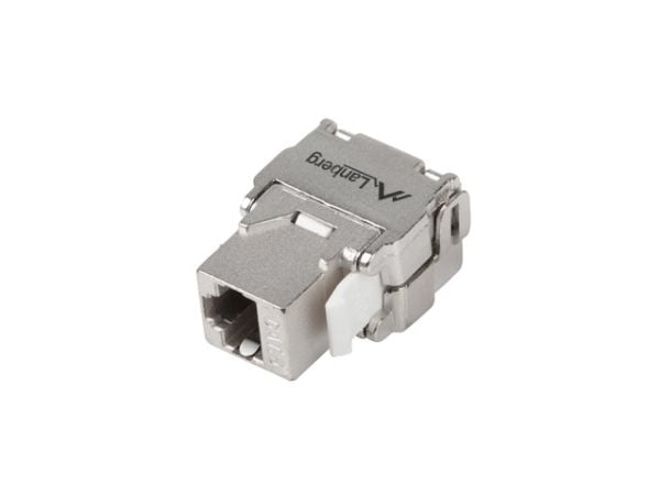 Lanberg KSF6-2000 - Modulinnlegg - CAT 6 - FTP - RJ-45 - sølv