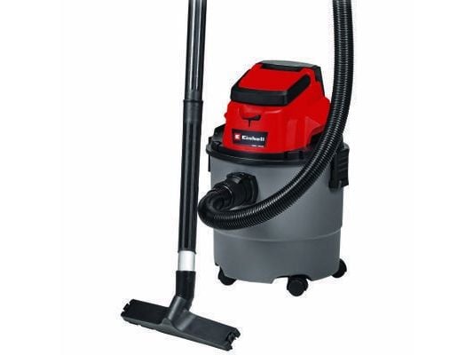 Einhell TC-VC 18/15 Li-Solo, Trommelvakuum, Tørr & våt, Støv pose, 15 l, 72 dB, Sort, Rød - SOLO