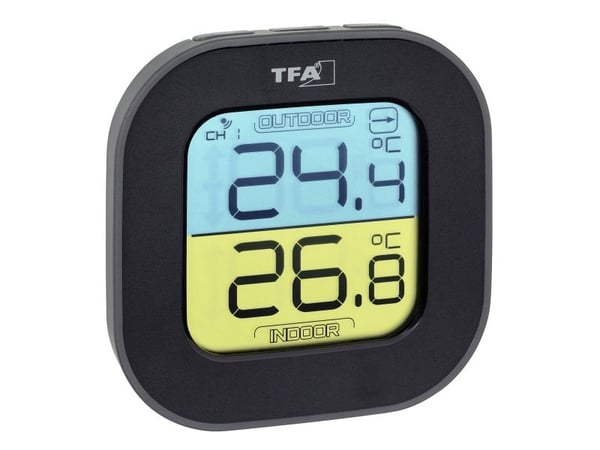 TFA-Dostmann 30.5051.01, Digitalt, firkant, 1,5 V, 61 mm, 24 mm, 61 mm
