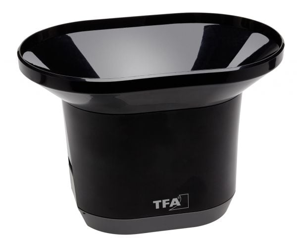 TFA-Dostmann 35.1160.01, Elektronisk miljøtermometer, Inne/Ute, Digitalt, Sort, Plast, Vegg