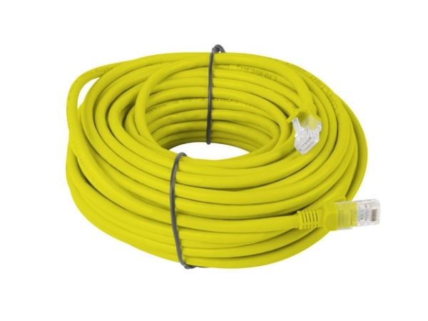 Lanberg - Patch-kabel - RJ-45 (hane) till RJ-45 (hane) - 30 m - 5.7 mm - S/FTP - CAT 6 - formpressad, hakfri, tvinnad - orange, RAL 1028