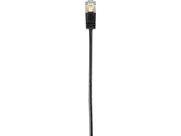 Renkforce RF-4538186, 0,5 m, Cat8.1, F/FTP (FFTP), RJ-45, RJ-45, Sort