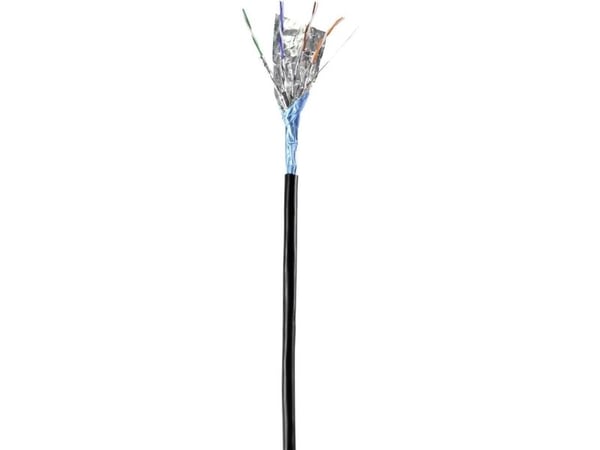 Renkforce RF-4538186, 0,5 m, Cat8.1, F/FTP (FFTP), RJ-45, RJ-45, Sort