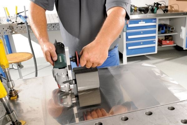 Metabo 626407000, Slipebånd, Metall, Rustfritt stål, Stål, Grå, 9 cm, 100 mm, 4 stk