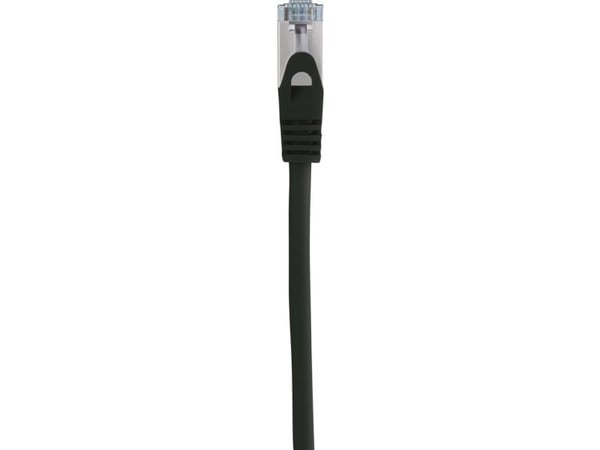 Renkforce RF-5043936, 15 m, Cat6a, S/FTP (S-STP), RJ-45, RJ-45, Sort