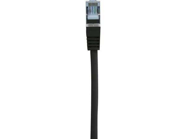 Renkforce RF-5043936, 15 m, Cat6a, S/FTP (S-STP), RJ-45, RJ-45, Sort
