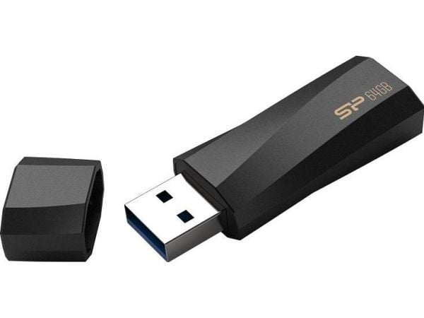 SILICON POWER Blaze B07 - USB-flashstasjon - 64 GB - USB 3.2 Gen 1 - svart