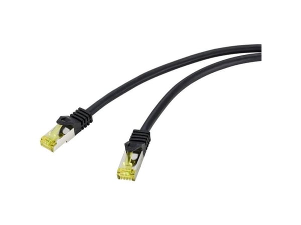 Renkforce RF-4995164, 5 m, Cat6e, S/FTP (S-STP), RJ-45, RJ-45, Svart
