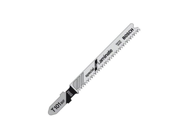 Bosch special for Laminate T 101 BIF - Stikksagblad - for tre, heltre, laminat, laminerte paneler, høytrykkslaminat (HPL), multiplex panels - 5 del...