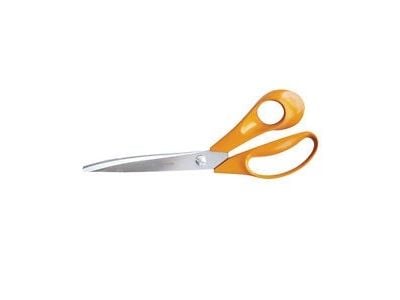 Fiskars Sarto, Aikuinen, Suora leikkuu, Yksi, Oranssi, Ruostumaton teräs, Ruostumaton teräs, Askartelusakset