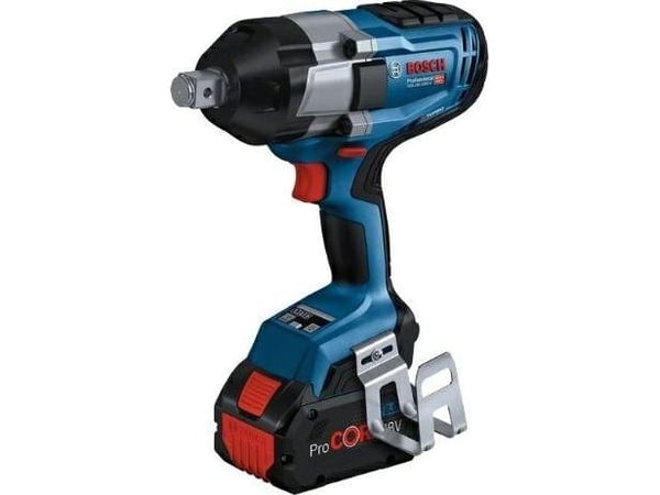 Bosch GDS 18V-1050 H, Slagtrekker, Pistolhåndtak, 3/4", Sort, Blå, Hengekrok, 1750 RPM