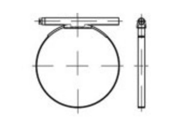 TOOLCRAFT TO-5395026 Rør-holdere 18 mm 50 kpl