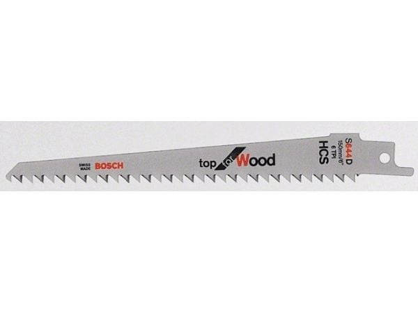 Bosch Top for Wood S 644 D - Sagblad - for construction boards, tre, kartong, medium-density fibreboard (MDF), kryssfinér, plast - 5 deler - lengde...