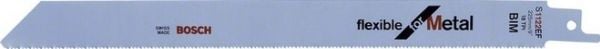 Bosch flexible for Metal S 1122 EF - Sagblad - for rør, blikk, profiles - lengde: 225 mm - bredde: 19 mm (en pakke 5)