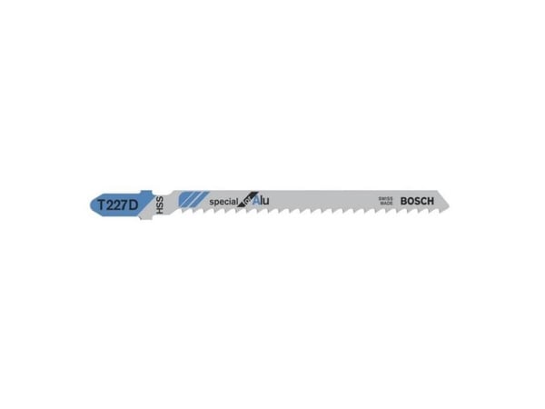 Bosch Special for Alu T 227 D - Sagblad - for blikk, aluminium, rør, profiles, glassfiber - 5 deler - lengde: 100 mm