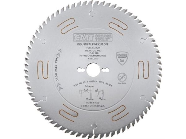 CMT sirkelsagblad HM 300x30x3,2/2,2 Z=96 for tverr- og lengdekutting