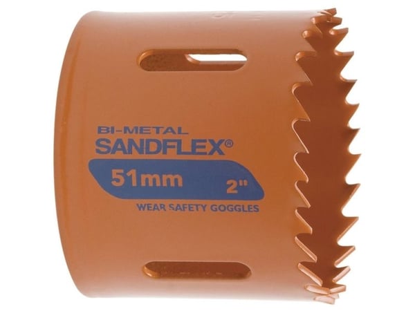 Bahco 3830-140-VIP, Enkelt, Bor, Metall, Plast, Rustfritt stål, Stål, Tre, Oransje, Koboltstål, Bimetall