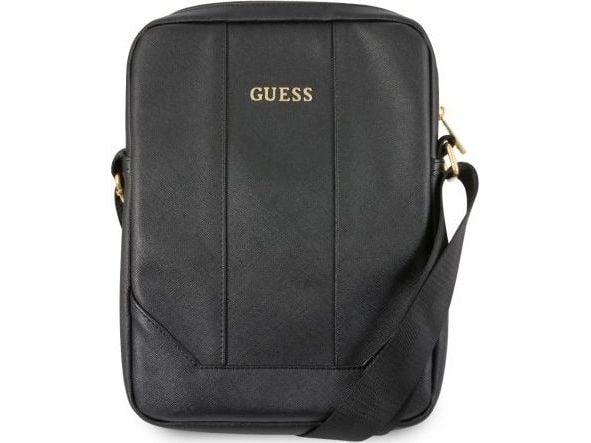 Guess laukku GUCB15PUSASBK 16" musta/musta saffianokirjoitus