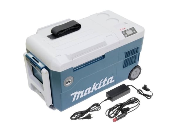 Makita CW001GZ - Bærbart kjøleskap / fryser - portabel - bredde: 34.1 cm - dybde: 66.3 cm - høyde: 37.2 cm - 20 liter - Klasse E