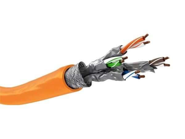 Goobay 91889, 250 m, Cat7a, S/FTP (S-STP), Oranssi