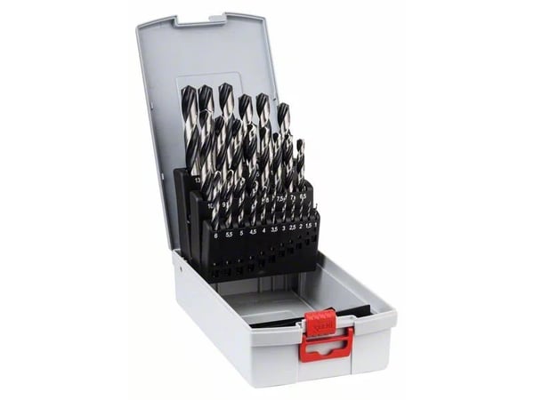 Bosch HSS PointTeQ - Borsett - for metall - bor - 25 deler