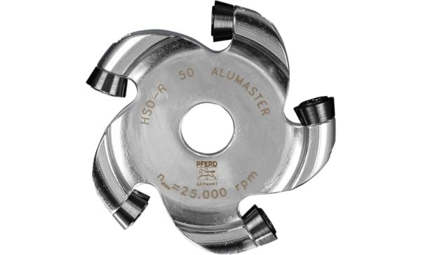 PFERD Milling tools with ALUMASTER HICOAT cutting inserts, HSD-R 50 design for radial applications, 1 stykker