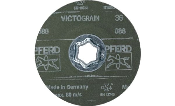 PFERD COMBICLICK fibre discs, 10 cm, 25 stykker
