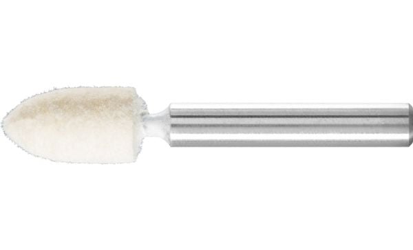 PFERD 44100132, 47500 RPM, 6 mm, Rustfritt stål, Hvit