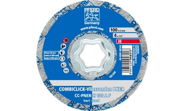 PFERD COMBICLICK kuitukangaslevyt PNER, 10 cm, 5 kpl