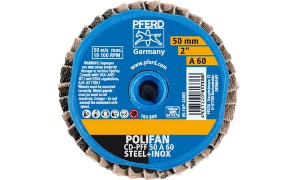 PFERD COMBIDISC Mini-POLIFAN, 5 cm, 10 st