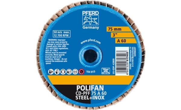 PFERD COMBIDISC Mini-POLIFAN, 7,5 cm, 10 st