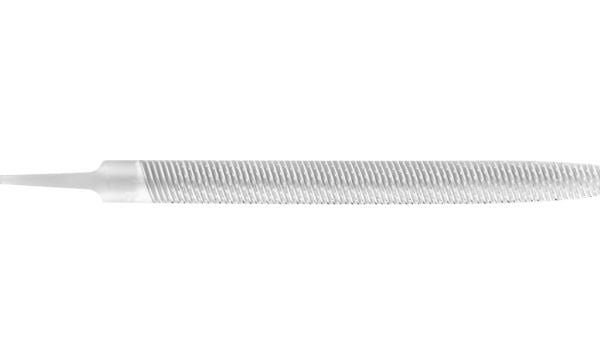 PFERD 13103251, Fil, Halvrund fil, Aluminium, Messing, Støpestål, Kopper, Stål, 23 mm, 7 mm, 250 mm