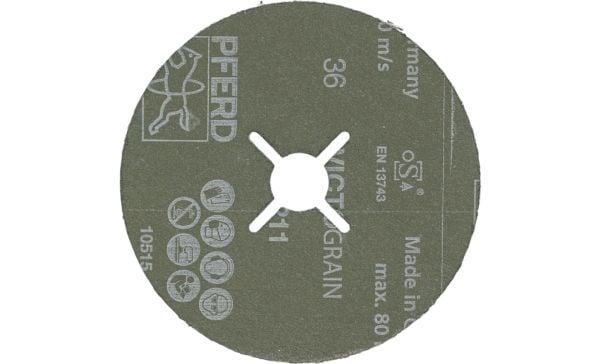 PFERD 64279011, Slipeskive, Universell, 15300 RPM, 10 cm, 25 stykker