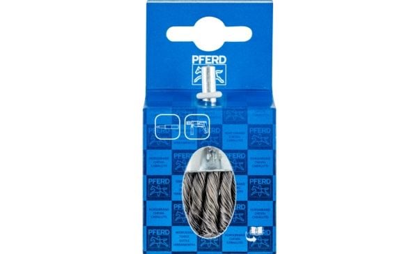 PFERD 43706005, Kopp stålbørste, 6 mm, 3 cm, 20000 RPM, 10 stykker