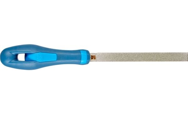 PFERD 15401151, Fil, Flatfil, Slipemateriale, Innsatsherdet stål, Ferritt, Glass, Grafitt, Stål, Teknisk keramikk, Karbid, Blå, Ergonomisk, 11,2 mm