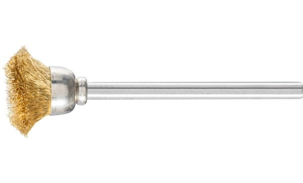 PFERD 43209253, Kopp stålbørste, 3 mm, 1,5 cm, Messing, 20000 RPM, 10 stykker