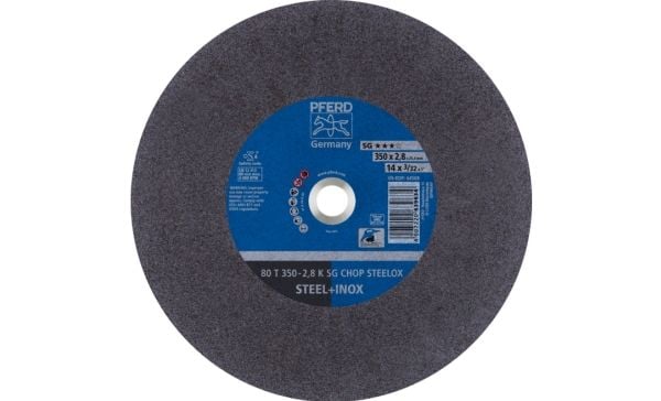 PFERD Cut-off wheels for chopsaws (CHOPSAW) SG CHOP STEELOX, 35 cm, 10 stykker