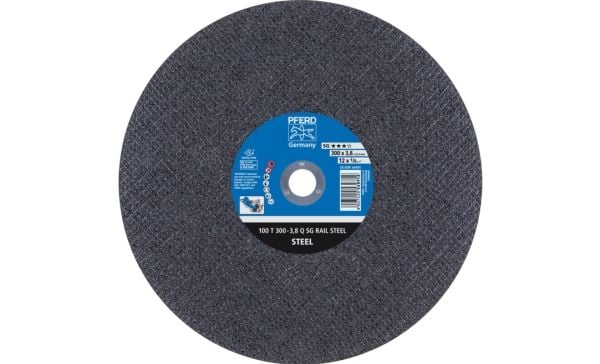 PFERD Rail cut-off wheel SG RAIL STEEL, 30 cm, 20 stykker PFERD Rail cut-off wheel SG RAIL STEEL, 30 cm, 20 stykker
