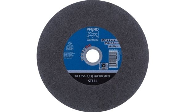 PFERD Paikallaan olevat katkaisulaikat SGP HD STEEL, Teräs, 10 kpl