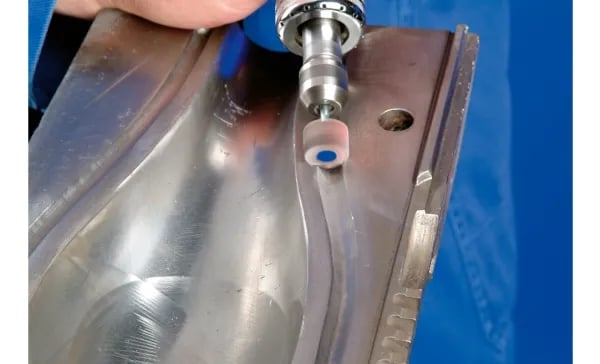 PFERD 44409156, Slibebørste, aluminiumoksid, 25400 o/min, rund, 6 mm, 15 mm