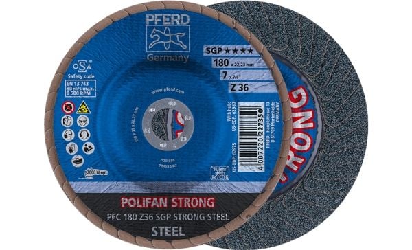 PFERD 67788080, 18 cm, 8500 RPM, 36 g, 10 stykker