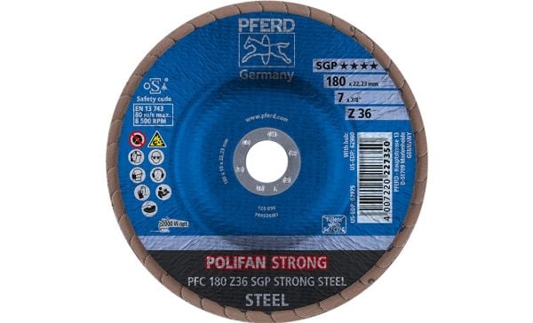 PFERD 67788080, 18 cm, 8500 RPM, 36 g, 10 stykker