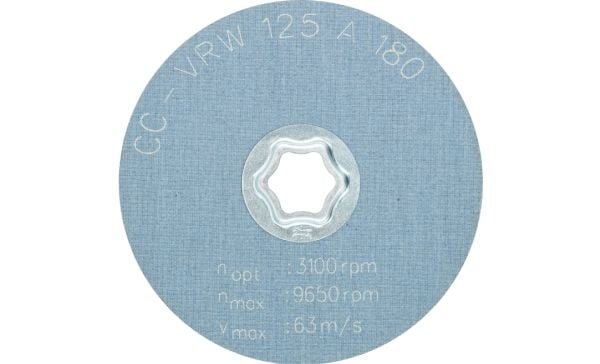 PFERD 42001061, 9650 RPM, 12,5 cm, 180 g, 10 kpl