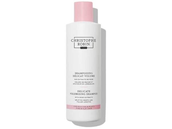 Christophe Robin Delicate Volumizing Shampoo With Rose Extracts daglig sjampo som gir volum til fint hår 250ml