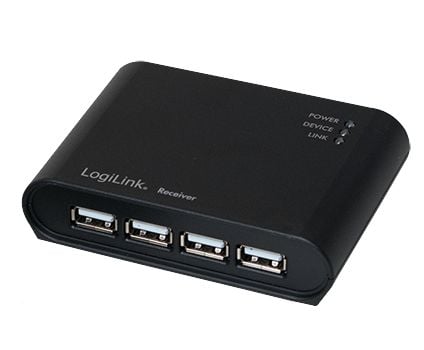 LogiLink AU0048A, AV-lähetin ja -vastaanotin, 50 m, Langallinen
