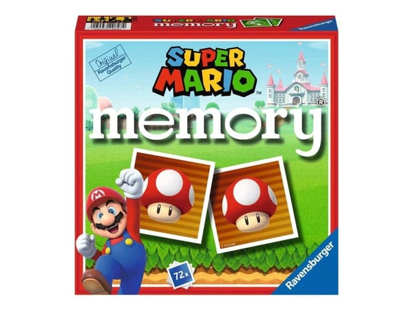 Ravensburger Grand memory - Super Mario - minnespill - 72 deler