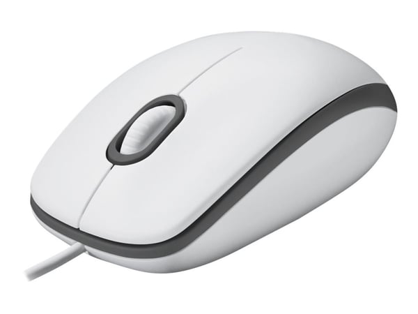 Logitech M100 - Mus - full størrelse - høyre- og venstrehåndet - optisk - 3 knapper - kablet - USB