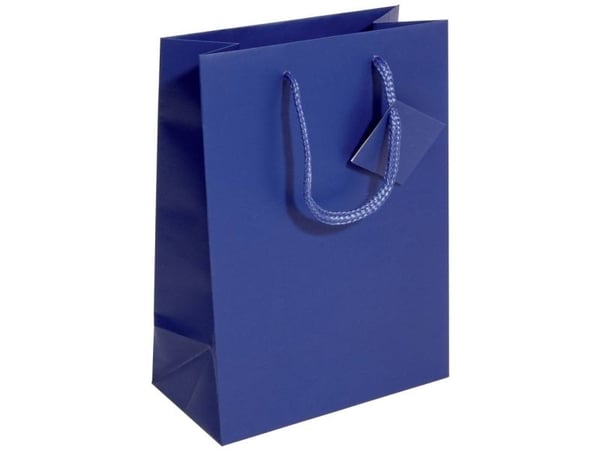 Sigel GT504, Gavepapirbag, Blå, Monokromatisk, Papir, Matt, 157 g/m²