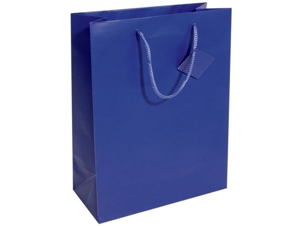 Sigel GT503, Gavepapirbag, Blå, Monokromatisk, Papir, Matt, 157 g/m²